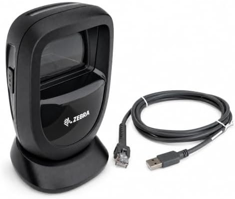 Zebra DS9308 1D/2D Presentation Barcode Scanner with USB Cable, Omnidirectional Hands-Free and Handheld Array Imager for Retail POS, Mobile Payment, and Inventory – SR00004ZZWW